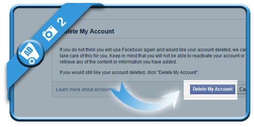delete facebook account 2