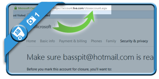 delete hotmail account 1