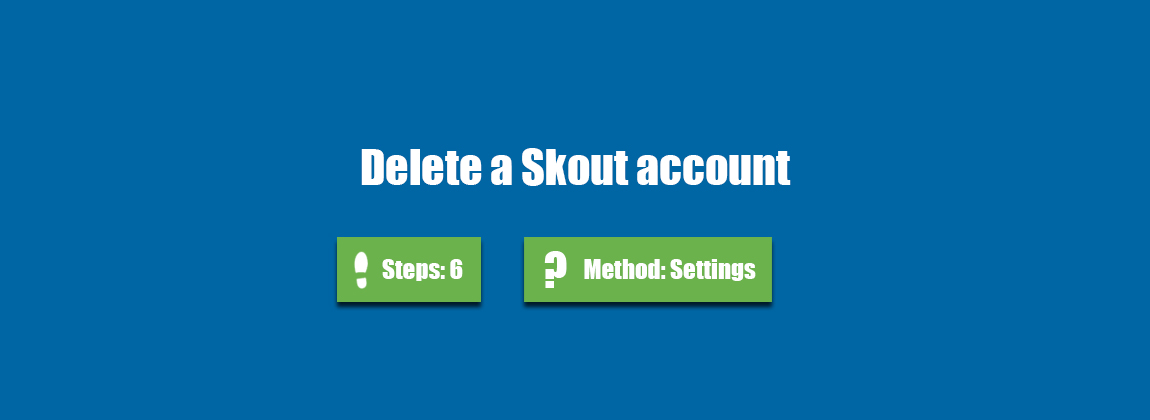 Link skout account delete How To