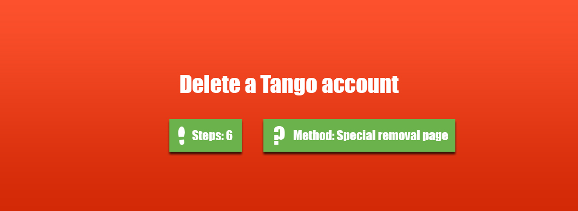 tango app delete account