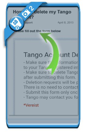 delete tango account 2