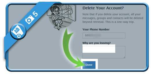 delete telegram account 5