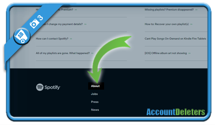 how to delete spotify account on phone