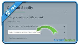 delete my spotify account