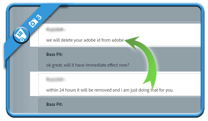 delete adobe account