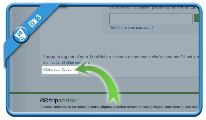 delete tripadvisor account 3