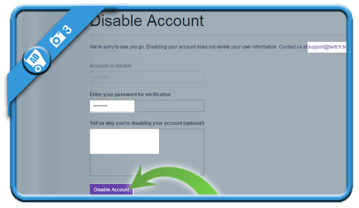 How to delete a Twitch account? AccountDeleters
