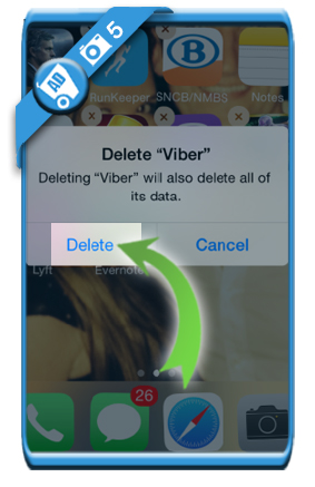 delete viber account 5