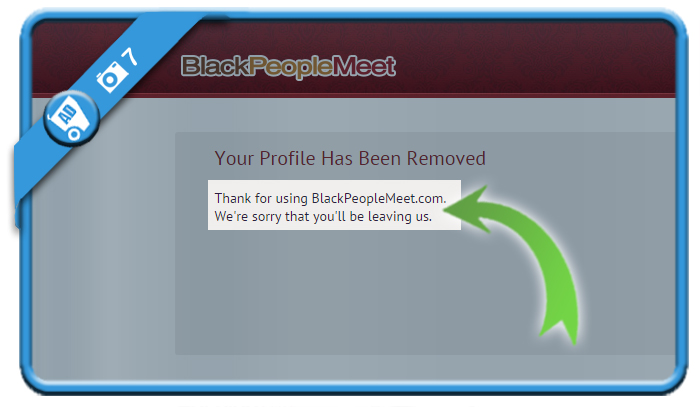 black dating for free delete account