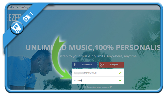 deezer login