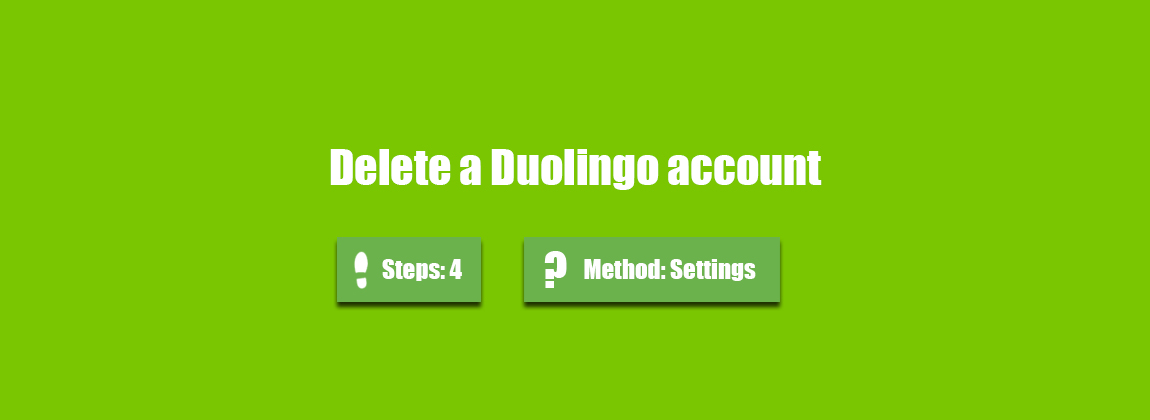How to delete a Duolingo account? AccountDeleters