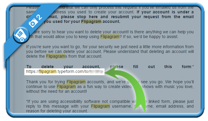 delete flipagram account 2