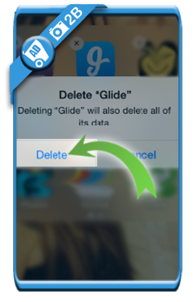 delete glide account 2b