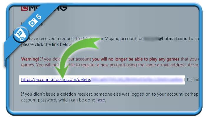 delete mojang account 5