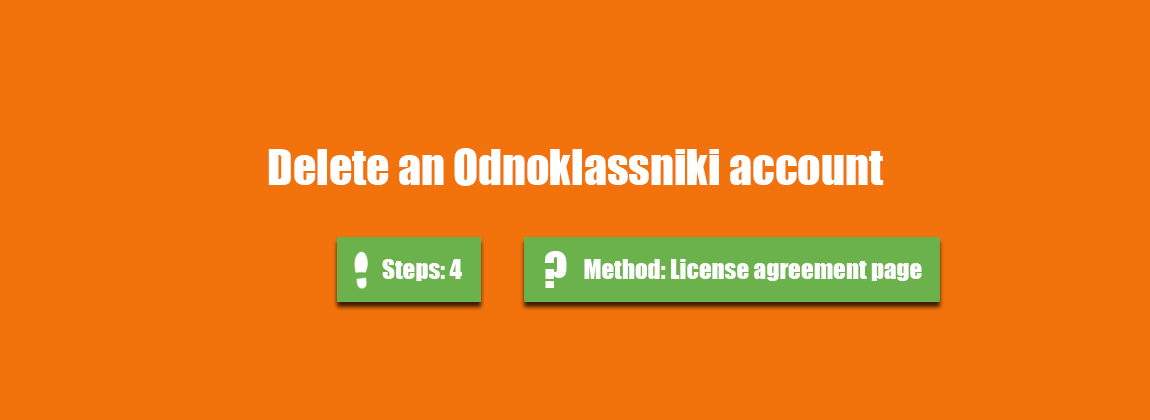 Profil löschen odnoklassniki Odnoklassniki: Account