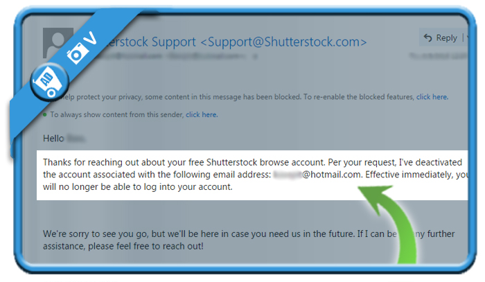 delete shutterstock account 2