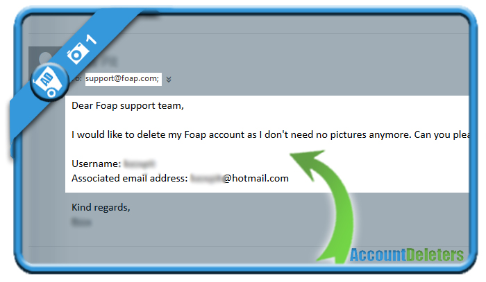 delete foap account 1