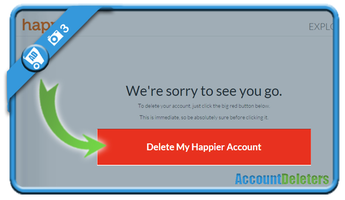 delete happier account 3