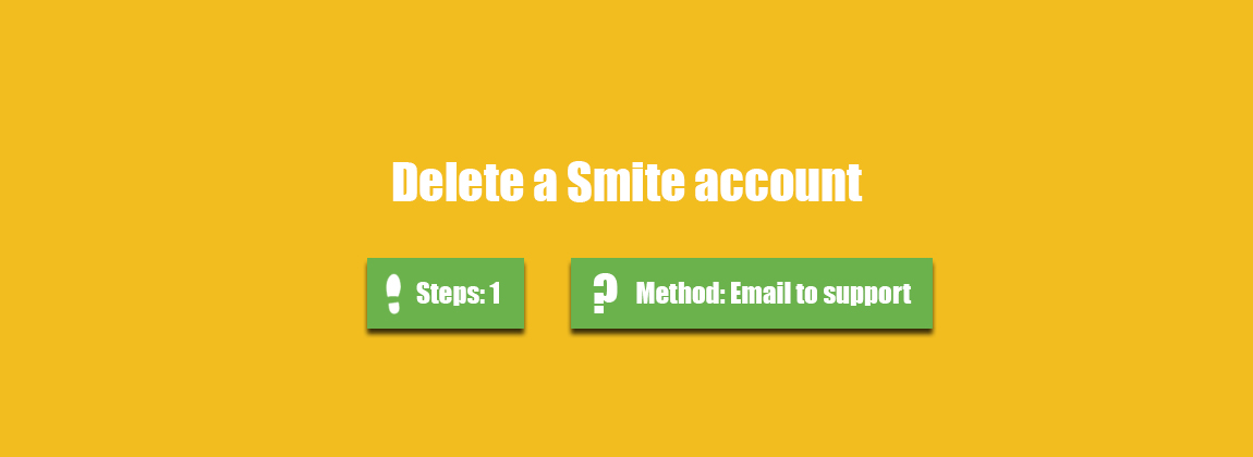 How to delete my Smite game account? 