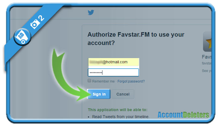 delete favstar account 2