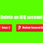 delete icq account delete icq account
