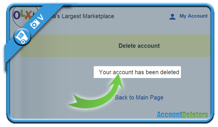 How to delete olx account ? 