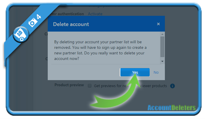 delete teamviewer free account