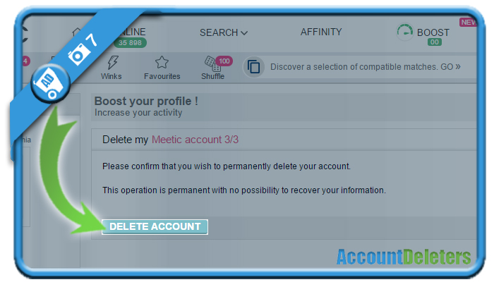 delete meetic account 7
