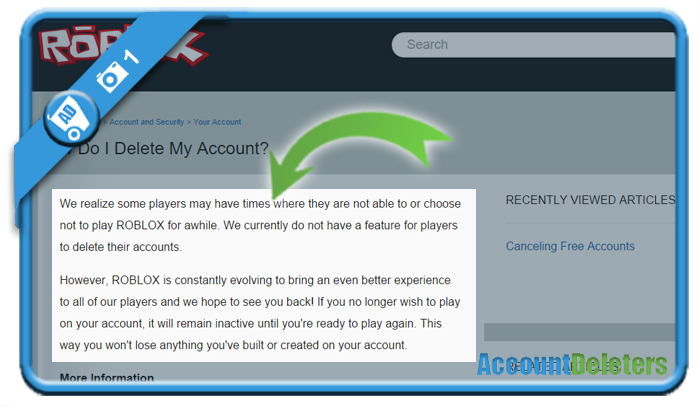 How To Delete My Roblox Account Accountdeleters - roblox deleting accounts