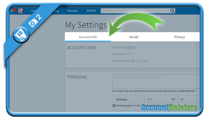 How To Delete My Roblox Account Accountdeleters - how to delete your roblox account on pc