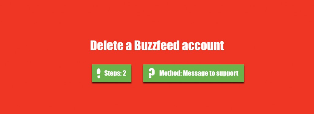 delete buzzfeed account