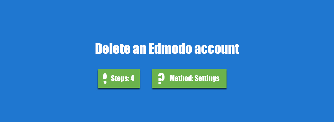 delete edmodo account