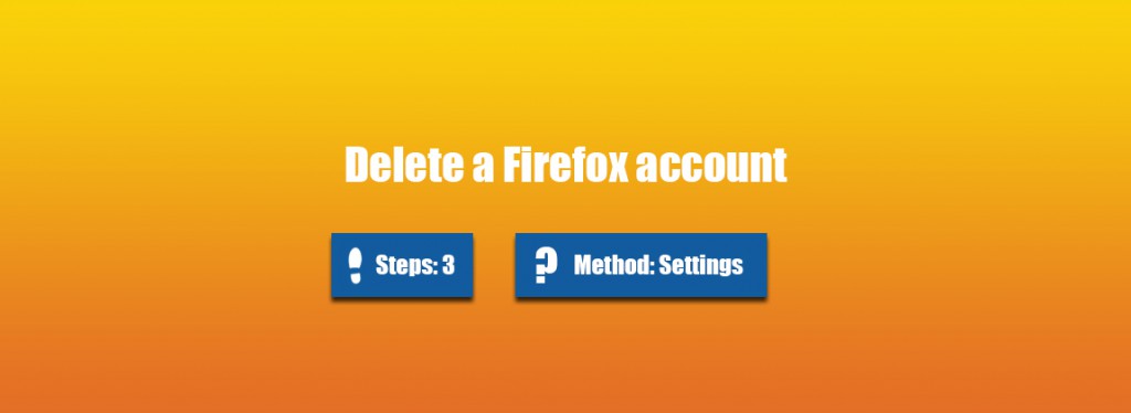 delete firefox account 0