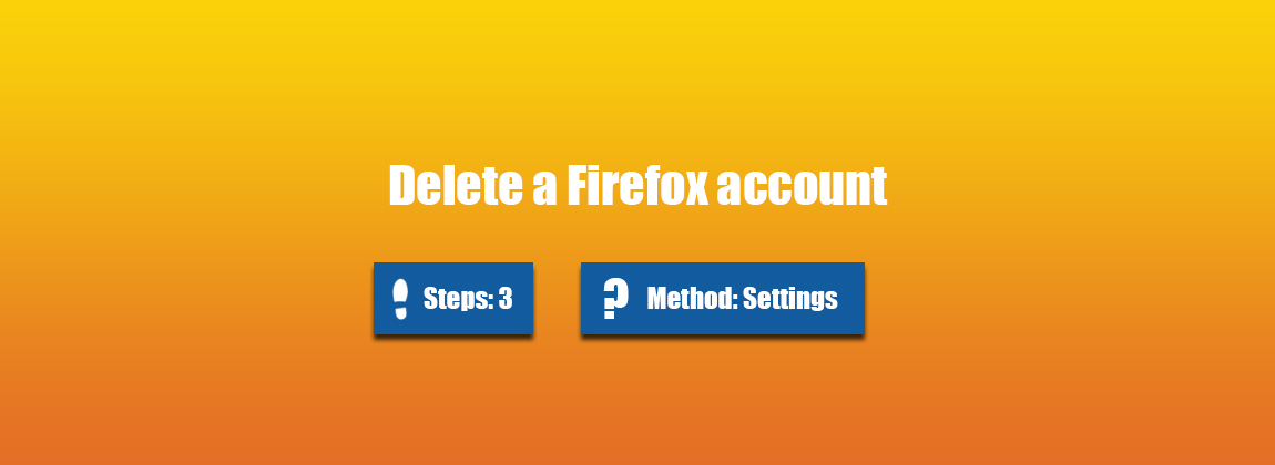 delete firefox account 0