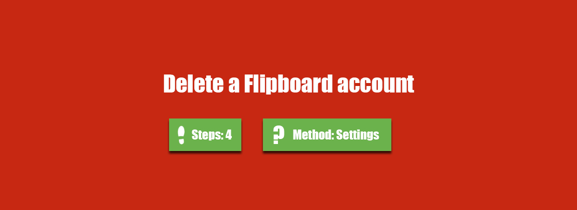 delete flipboard account