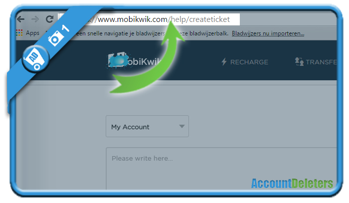 delete mobikwik account 1