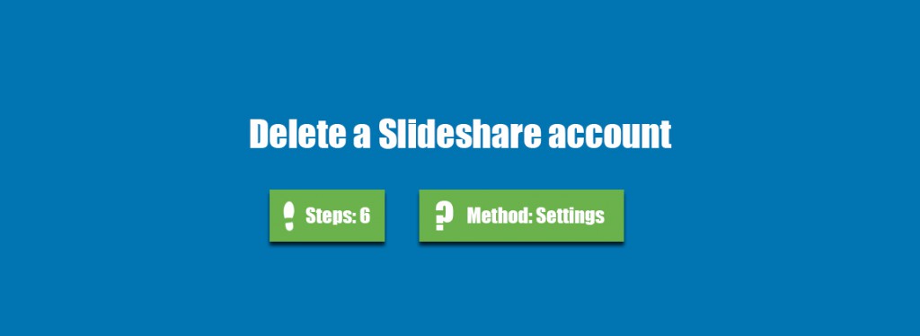 delete slideshare account