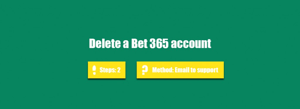 Delete Bet 365 account
