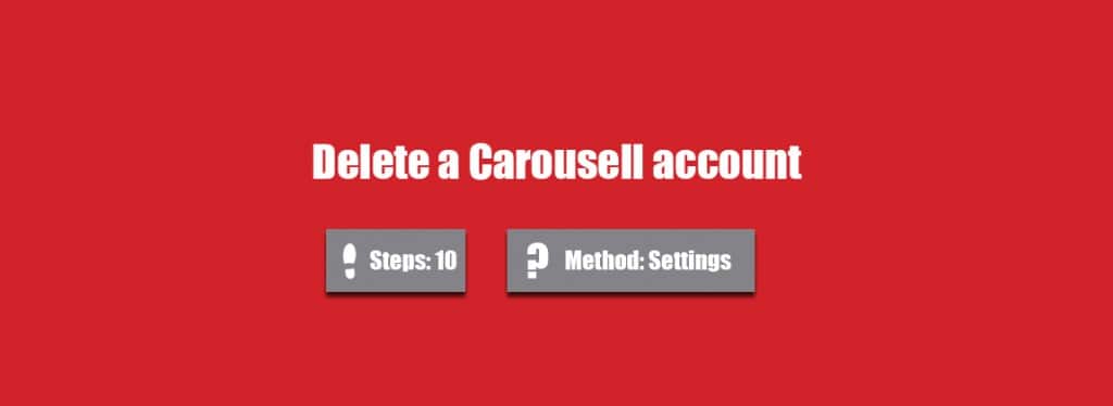 Delete Carousell account
