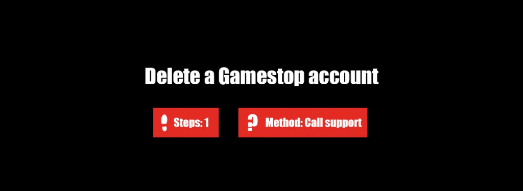 Delete Gamestop account