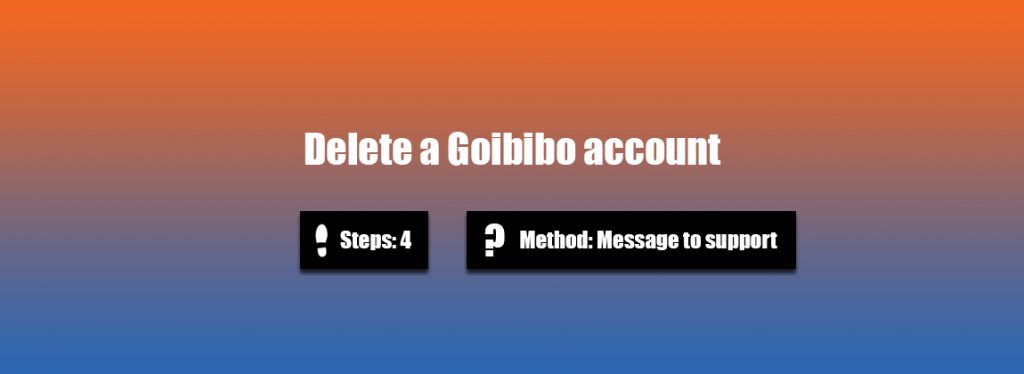 Delete Goibibo account