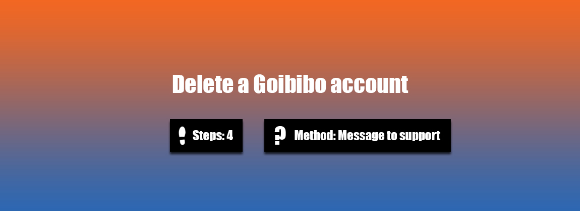 Delete Goibibo account