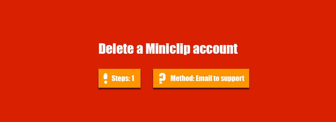 Delete Miniclip account