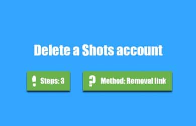 Delete Shots account