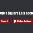 Delete square enix account