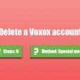 Delete Voxox account