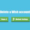Delete Wish account