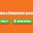 Delete Chaturbate account
