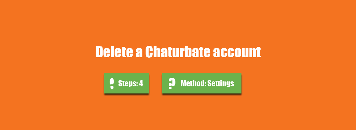 Delete Chaturbate account