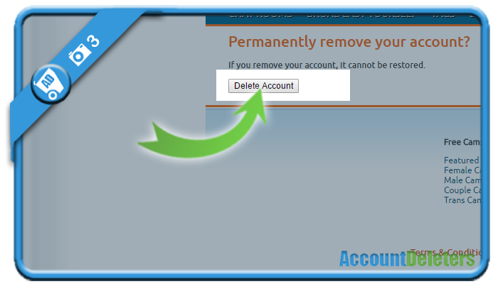 delete chaturbate account 3